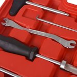 vidaXL Kit d'outils d'entretien et d'assemblage de frein 15 pcs