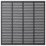 vidaXL Clôture à persiennes WPC 180x180 cm gris