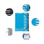 Trieur Harmonika 12CP Iderama bleu clair EXACOMPTA