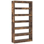 vidaXL Bibliothèque Marron Bois d'ingénierie