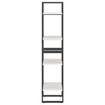 vidaXL Bibliothèque à 4 niveaux blanc 40x30x140 cm bois de pin massif
