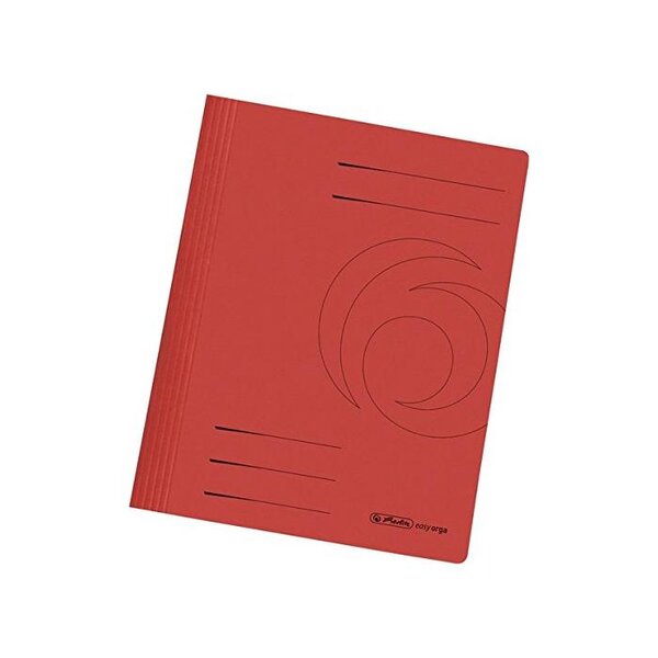 Chemise EASY ORGA Carton 240g Recyclé Rouge HERLITZ