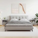 vidaXL Tables de chevet 2 Pièces sonoma gris 40x35x47 5 cm