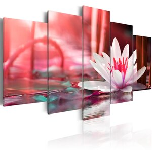 Tableau - amaranthine lotus l x h en cm 100x50
