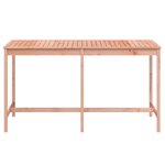 vidaXL Table de jardin 203 5x90x110 cm bois massif de douglas