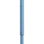 vidaXL Tente pliable avec 4 parois latéraux 3 x 4 5 m Blanc crème