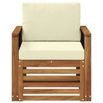 vidaXL Sofa de milieu extérieur Naturel