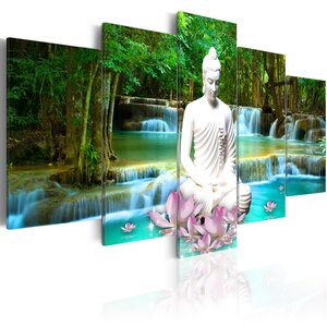 Tableau - zen waterfall l x h en cm 100x50