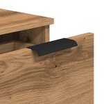 vidaXL Buffets 2 Pièces chêne artisanal 30x30x70 cm bois d'ingénierie