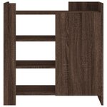 vidaXL Buffet chêne marron 73 5x35x75 cm bois d'ingénierie