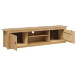 vidaXL Support pour TV HILL Marron miel 158 x 40 x 39 5 cm Pin massif