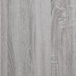 vidaXL Table de chevet sonoma gris 40x35x70 cm bois d'ingénierie