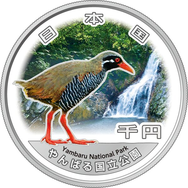 Pièce de monnaie en Argent 1000 Yens g 31.1 (1 oz) Millésime 2024 National Park System YAMBARU