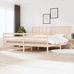 vidaXL Cadre de lit Bois massif 200x200 cm