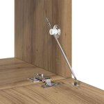 vidaXL Ensemble de meubles TV Chêne Artisan MDF Moyen Meuble TV