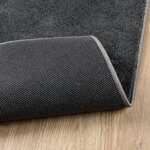 vidaXL Tapis OVIEDO à poils courts anthracite 140x200 cm