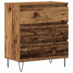 Buffet vidaXL avec tiroirs en bois ancien 60x35x70 cm en bois d'ingénierie