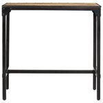 vidaXL Table de bar 110x55x107 cm bois de manguier massif brut