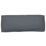 vidaXL Set de coussins de palette 3 Pièces Anthracite 120 x 80 x 12 cm