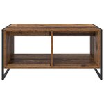 vidaXL Table basse Bois Ancien 80 x 50 x 40 cm Bois d'ingénierie