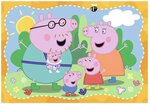 Puzzles Enfants 2x12 pieces - Peppa Pig - Familles heureuses