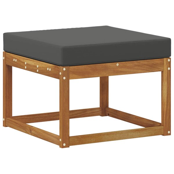 vidaXL Pouf d'Extérieur Bois d'Acacia Massif Naturel