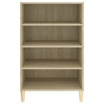vidaXL Buffet Chêne sonoma 57x35x90 cm Bois d’ingénierie