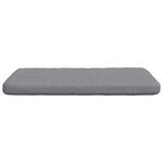 vidaXL Coussins de siège 4 Pièces Gris clair 40 x 40 x 3 cm tissu