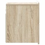 vidaXL Cabinet de chevet mural Chêne Sonoma 33 x 34 5 x 43 cm