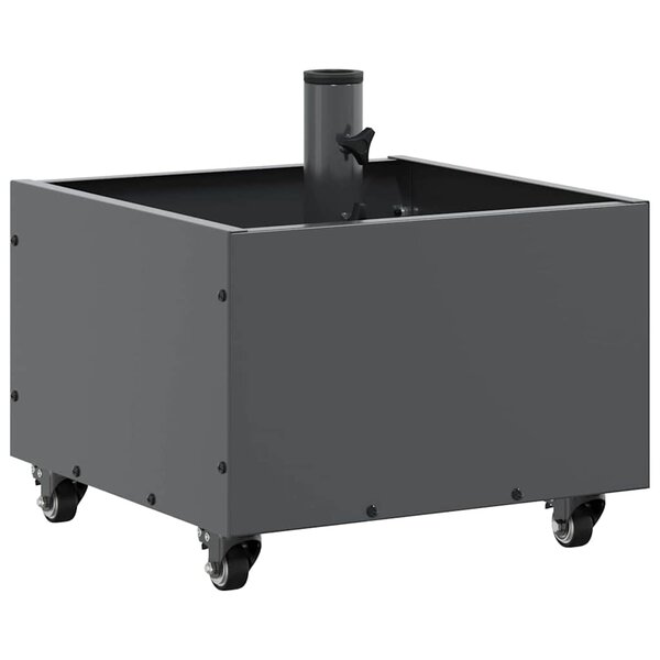 vidaXL Pied de parasol 11.75 kg Anthracite Acier Carré