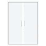 vidaXL Buffet blanc 60x31x84 cm bois d'ingénierie