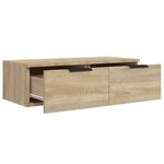 vidaXL Armoire murale Chêne sonoma 68x30x20 cm Bois d'ingénierie