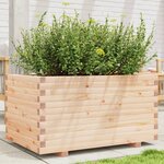 vidaXL Jardinière 90x60x49 5 cm bois de pin massif