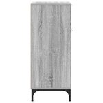 vidaXL Cabinet de salle de bain Sonoma gris 39.5 x 36 x 88 cm