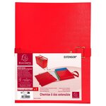 Chemise Dos Extensible Extensor® - 24x32cm - Rouge - X 10 - Exacompta