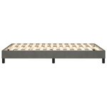vidaXL Cadre de lit Gris foncé 120x200 cm Velours