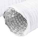 vidaXL Conduit de ventilation aluminium et PVC 6 m Ø20 cm