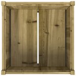 vidaXL Jardinière d'extérieur 70x70x70 cm bois de pin imprégné