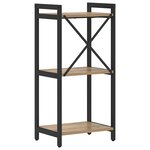 vidaXL Bibliothèque chêne artisanal 40 x 30 x 83 cm Bois d'ingénierie