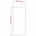 vidaXL Miroir de porte Doré 30x60 cm Verre et aluminium
