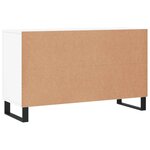 vidaXL Buffet blanc 100x36x60 cm bois d'ingénierie