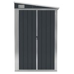 vidaXL Remise de jardin murale Anthracite 118x100x178 cm Acier
