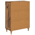 vidaXL Armoire à tiroirs Bois ancien 66 x 34 5 x 90 cm