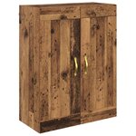 vidaXL Haut Armoire Bois Ancien 69 5 x 34 x 90 cm Bois d'ingénierie
