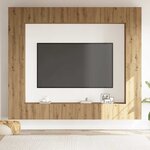 vidaXL Ensemble de meuble TV mural 8 Pièces chêne artisanal