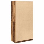 vidaXL Garde-robe vieux bois 100x50x200 cm bois d'ingénierie