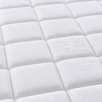 vidaXL Matelas à ressorts ensachés moyen plus 100x200 cm