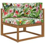 vidaXL Coussin de canapé d'extérieur 3 Pièces coloré Polyester