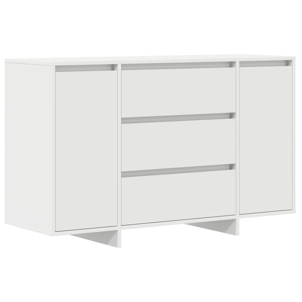 vidaXL Buffet Blanc 120x41x75 cm en bois d'ingénierie