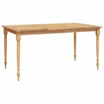 vidaXL Table Batavia 85x85x75 cm Bois de teck solide